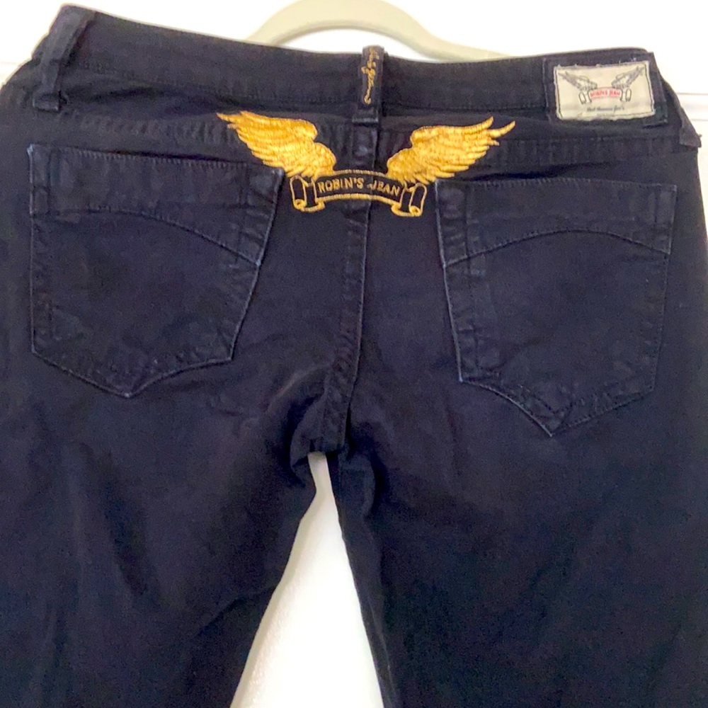 Robin’s Jean black stretchy jeans